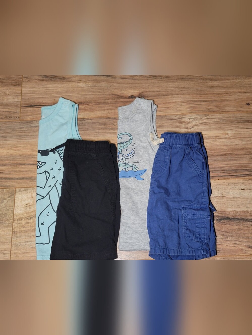 Boys 4t Set Of 2 Shorts, Set Of 2 Tops